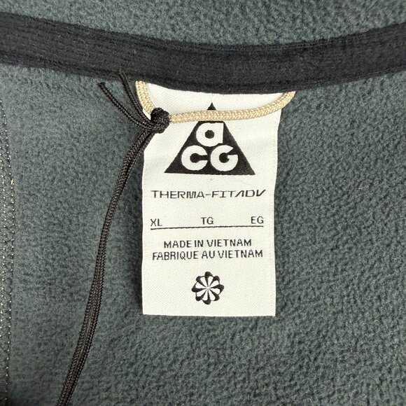 Nike ACG Jacket Mens Extra Large XL Beige Canwell Glacier Sherpa Therma FIT ADV - Picture 6 of 12